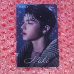 MAKI &TEAM 雪明かり kpopmerch 特典 クリアトレカ マキ