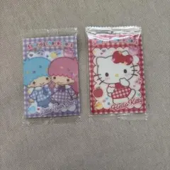 サンリオキャラクターズ　ウェハース12カード　2枚セット（キティー＆キキララ）