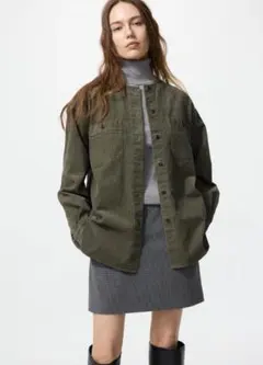 新品＊未使用 ユニクロ UNIQLO コーデュロイ ロング シャツ ジャケット