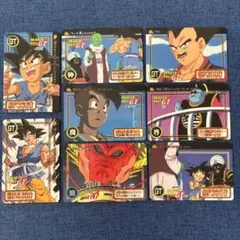 ​【当時物】ドラゴンボールGT カードダス ノーマルカード8枚まとめ売り