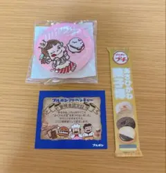 ぺこちゃん 缶バッジ あさひかわ菓子博 2025 ブルボン プチ ステッカー