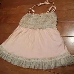 ジェラートピケキッズ♥チュールフリルキャミソール♥