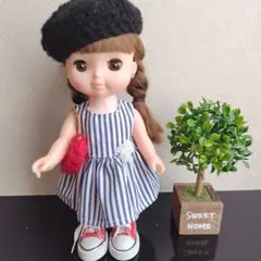メルちゃん　ソランちゃん服　ノースリーブワンピ
