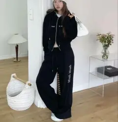 MUAHMUAH セットアップ　ブラック