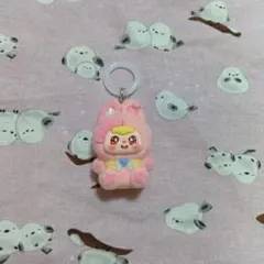 モモ　目印チャーム　ピンク
