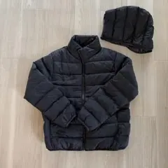 UNIQLO ブラック ダウンコート 150