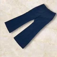 ユニクロ　スラックス　ワイドパンツ　ブラック　ストレートパンツ　ワークパンツ