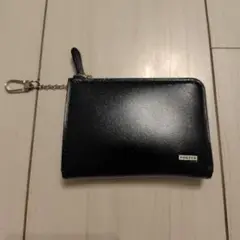 PORTER 黒 コイン＆パスケース レザー 財布