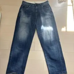 Cepo ダークブルー ワイドシルエットデニム