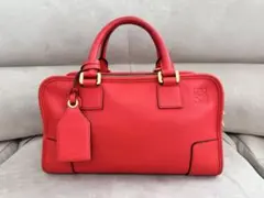 ✨20個限定品✨極美品✨ロエベ アマソナ28 ハンドバッグ トリコロール