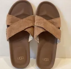 6F28866-100 UGG アグ サンダル レザー 美品