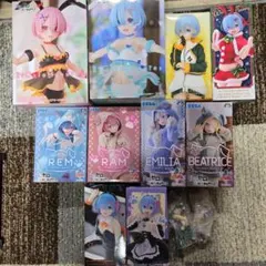開封品 リゼロ プライズフィギュア まとめ売り 12体セット