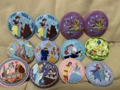 Disney Characters 刺繍缶バッジビスケット　12個セット