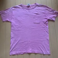 Champion T1011 ピンク Tシャツ M