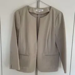 NATURAL BEAUTY BASIC リネンライクジャケット Mサイズ