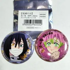 鬼滅の刃 缶バッジ 伊黒小芭内 甘露寺蜜璃 おばみつ - メルカリ