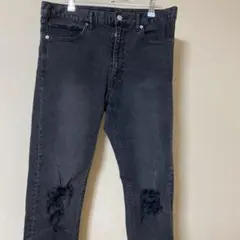 The LettersクラッシュデニムパンツM ダメージ　ジーンズのサムネイル