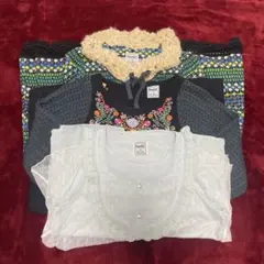 【3点セット】Humble by Par Avion まとめ売り 刺繍 レトロ