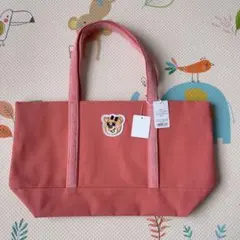 新品未使用♡FEILER オールドテディ　ワッペントートバッグ ピンクLL