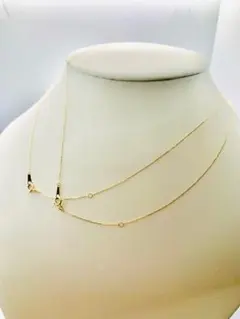 K18 ツーピースネックレス 40cm