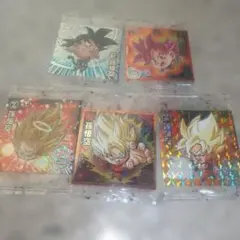 ドラゴンボールウエハース孫悟空５枚セット