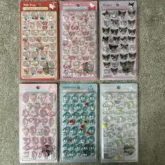サンリオ＊ボンボンドロップシール 6枚セット