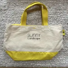 Sunny Landscape ドローストリング　トートバッグ　ランチバッグのサムネイル