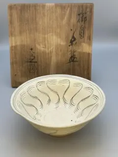 清水六兵衛　黄瀬戸　片口　茶碗　共箱　共布　仕服付　茶道具 清水六兵衛 黄瀬戸 片口 茶碗 共箱 共布 仕服付 茶道具 - メルカリ