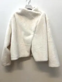 【na.e】Reversible Fur Coat_White（新品未使用）