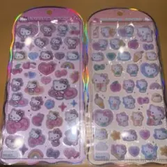 ハローキティCNTTON PUFFY コットンパフィー シール セット