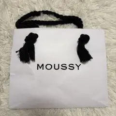 MOUSSY ショッパー 紙袋 ホワイトのサムネイル