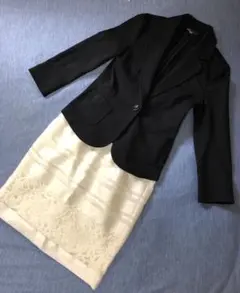 ★上品☆上下スカートスーツ セットアップ