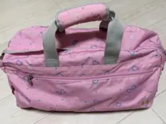 ELLE美品✨ピンク ハート模様 ボストンバッグ