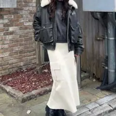 SLY FINE TOUCH KNIT ミディアムスカート