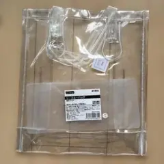 ASKUL クリアトートバッグ シースルーバッグ　B5ワイド