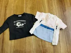 ベビー服 ロンT Tシャツ 2点セット 80cm 桃太郎