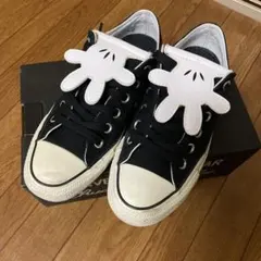 コンバースオールスター 100周年ミッキーマウスニーカー ミッキーハンド