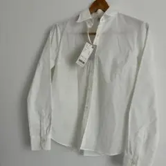 ❣️新品❣️UNIQLO ストレッチブロードシャツ 長袖 ホワイト L