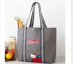 インレッド付録 コールマン×ハローキティ 大容量トートバッグ Coleman