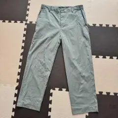 ニコアンド メンズ パンツ スラックス オリーブグリーンniko and…