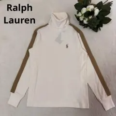 【新品タグ付き】ラルフローレンゴルフ ハイネック ゴールド ポニー刺しゅう S