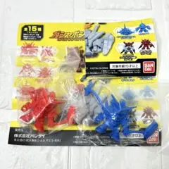 【未開封】ガン消し　ガシャポン戦士ZERO　赤いガンダム ２種セット