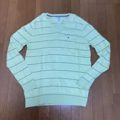 【美品】トミーヒルフィガー  ニットVネックセーター　XL