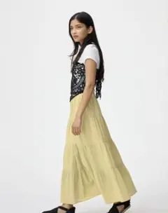 GU スカート　黄色