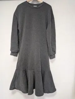 fifth　ワンピース　マーメイドワンピース　グレー　裏起毛