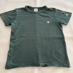 Champion ダークグリーン Tシャツ