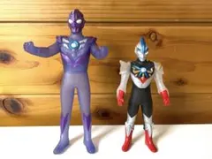 ウルトラマンオーブ　スペシウムゼペリオン　パープルver.、ミニソフビのセットのサムネイル