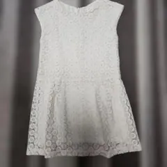 ZARA　ザラ　ホワイトレースワンピース 140cm前後