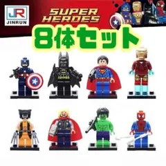 LEGO レゴ マーベル ヒーローズ アベンジャーズ 8体 フィギュア　洋画　xのサムネイル