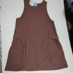 薄手エプロンドレス　室内着　ジャンパースカート